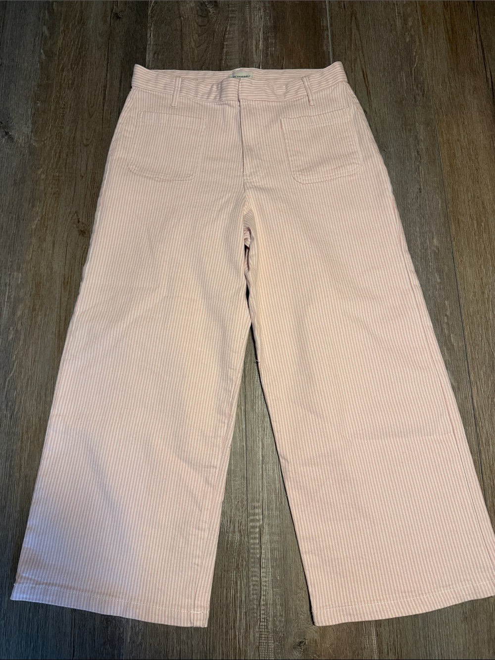 Free Assembly high-rise cropped patch pocket pants